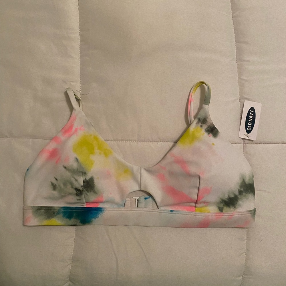 NWT Old Navy Tie Dye Bikini Top